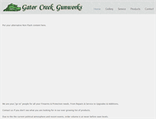 Tablet Screenshot of gatorcreekgunworks.com